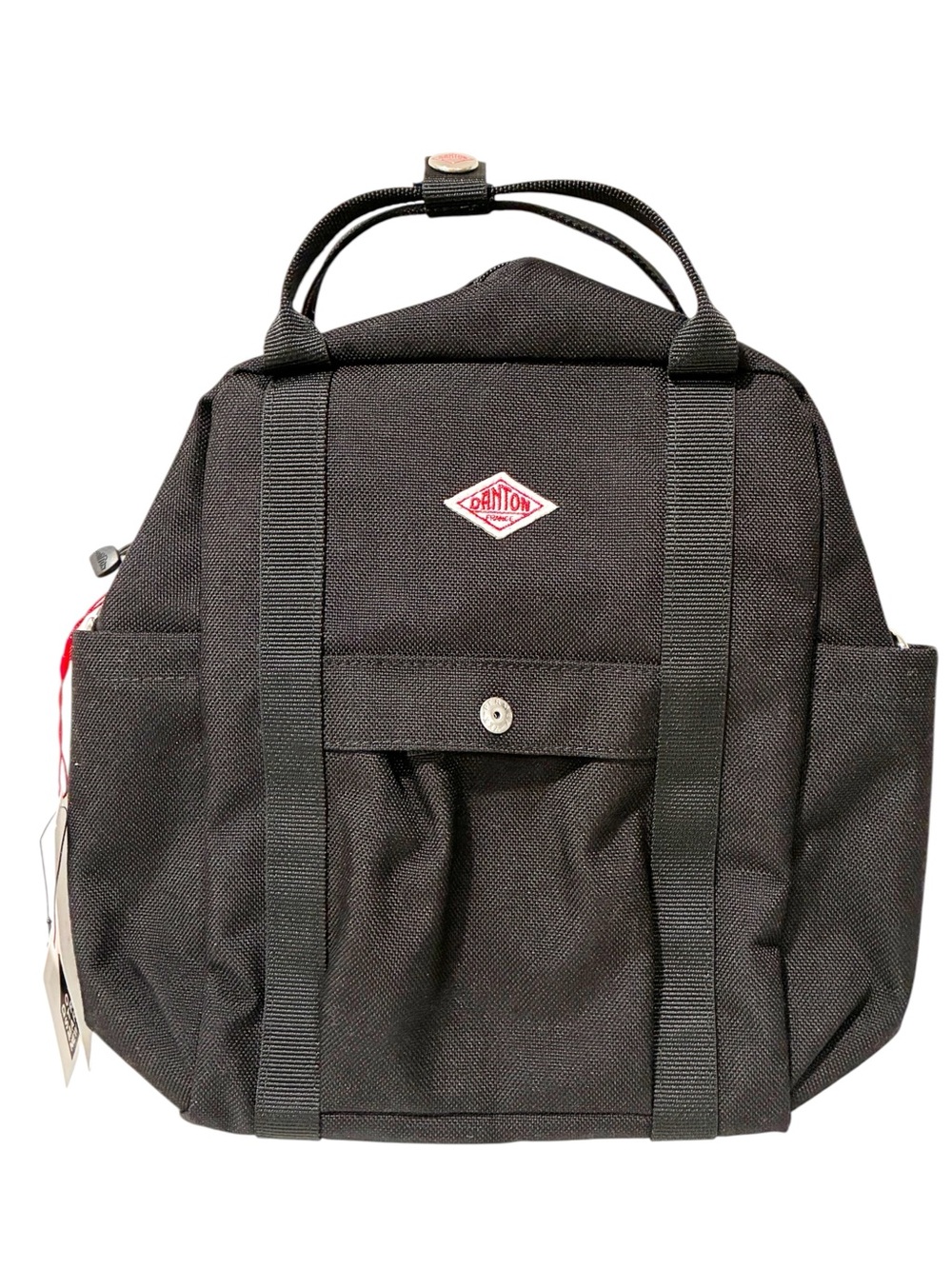 DANTON Men's Utility Bag Black Nylon Long Strap NEW